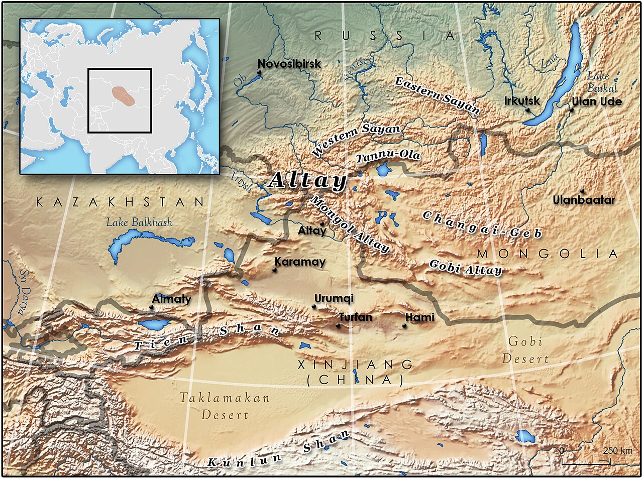 Altai Mountains destination view